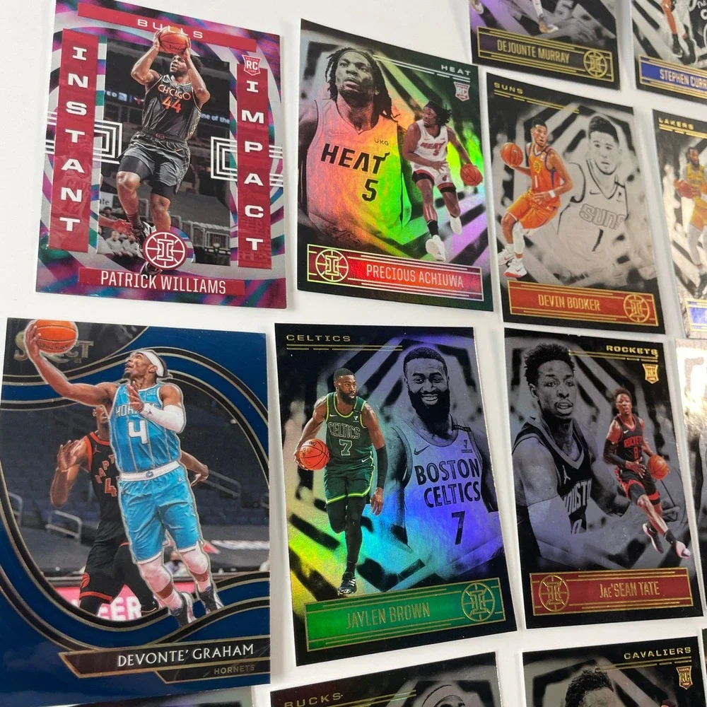 Panini Illusions Basketball Card Lot 2020-21 Curry Wiseman Brown 17ct